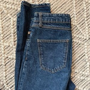 Zara Woman Premium Denim Collection Mom Jeans